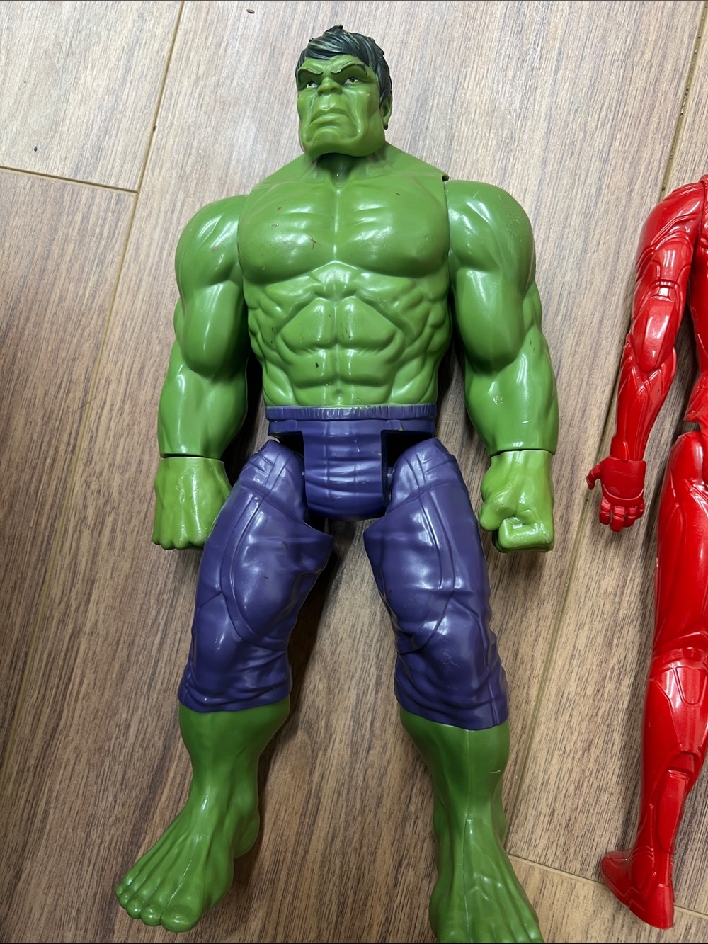 Marvel Red Iron Man & Black Batman Kids Superhero Figures - Picture 6 of 7